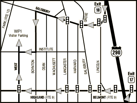 Map for Directions to CWINS